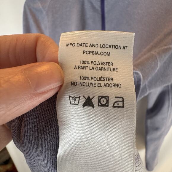 Patagonia Capilene Midweight 1/4 Zip Baselayer Purple Polartec Top Women’s M EUC - Picture 10 of 10